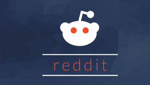Blue Geometric Art Reddit Icon Wallpaper