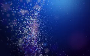 Blue Glitter White Wallpaper