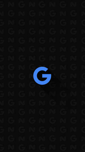 Blue Google Logo On 8k Phone Wallpaper