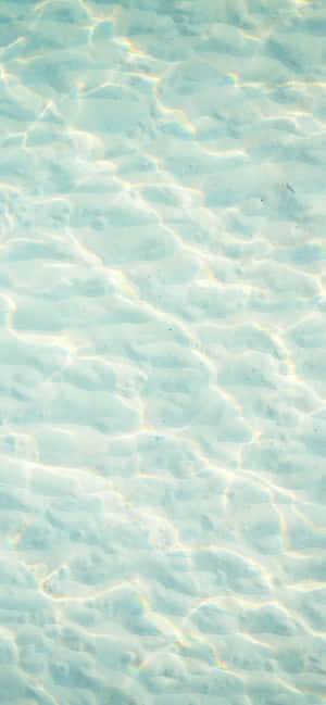 Blue Green Aesthetic Calm Ocean Waves Wallpaper