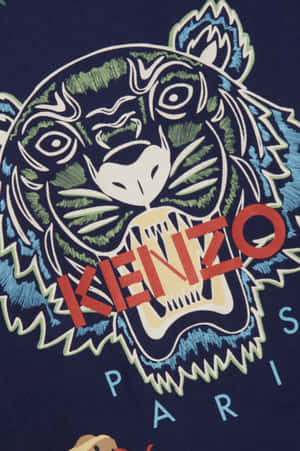 Blue Green Kenzo Tiger Shirt Wallpaper