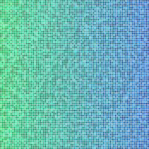 Blue-green Pixels