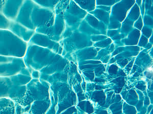 Blue Green Pool Water Wave Wallpaper