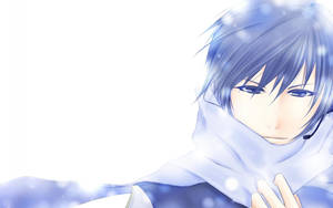 Blue-haired Cool Boy Anime Wallpaper