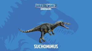 Blue Jurassic World Suchomimus Wallpaper