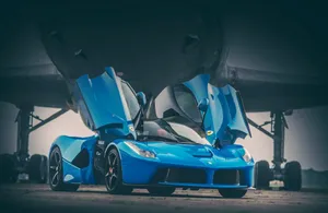 Blue Laferrari Wallpaper