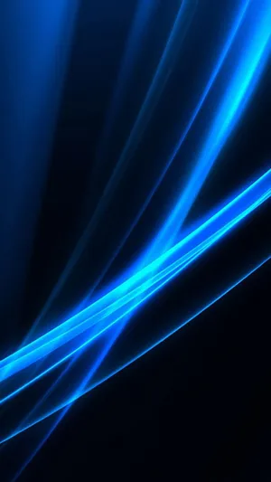 Blue Led Plain Lines Wallpaper