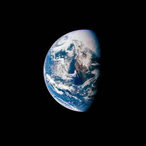 Blue Marble Planet In Space Wallpaper