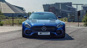 Blue Mercedes-benz Luxury Car Hd Wallpaper