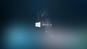 Blue Microsoft Windows 10 Logo Wallpaper