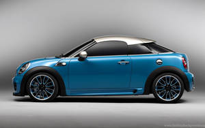 Blue Mini Cooper Wallpaper