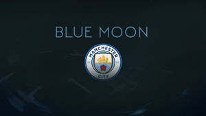 Blue Moon Manchester City Logo Wallpaper