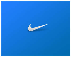 Blue Nike Logo 1024 X 819 Wallpaper