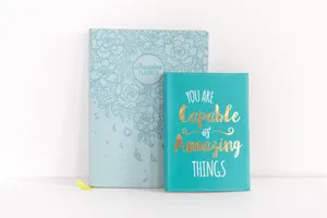 Blue Notebook Inspirational Desktop Wallpaper