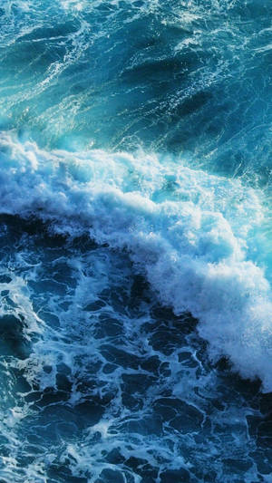 Blue Ocean Wave Iphone 6s Plus Wallpaper
