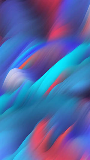 Blue Paint Brush Abstract Iphone Wallpaper