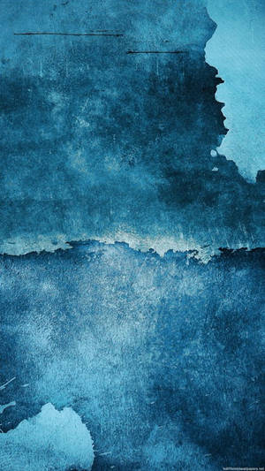 Blue Paper Simple Phone Wallpaper