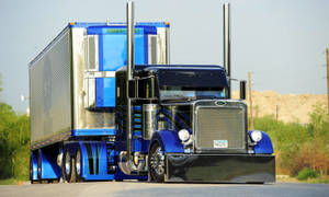 Blue Peterbilt Wallpaper