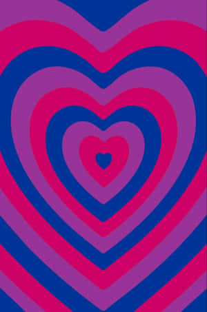 Blue Pink Powerpuff Girls Heart Wallpaper