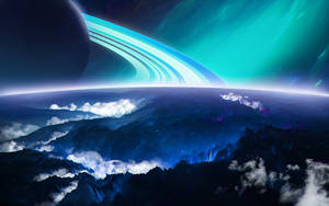 Blue Planet Cosmos Wallpaper