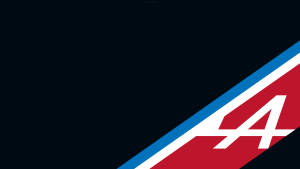 Blue, Red, And White Alpine Logo Wallpaper