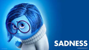 Blue Sadness Inside Out Movie Wallpaper