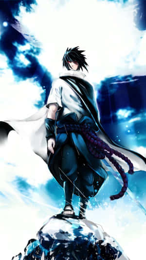 Blue Sasuke Power Wallpaper