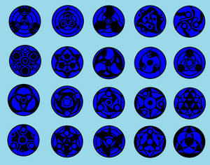 Blue Sharingan Forms