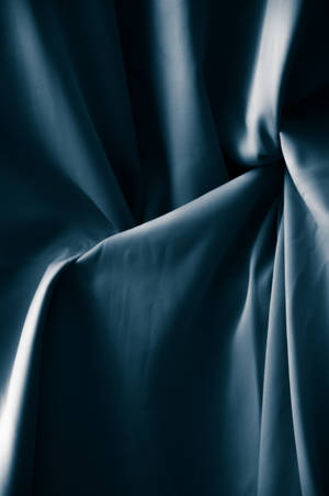 Blue Silk Fabric Wallpaper