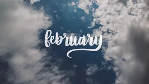 Blue Sky In February Wallpaper