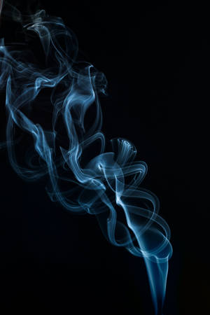 Blue Smoke 4k Hd Mobile Wallpaper