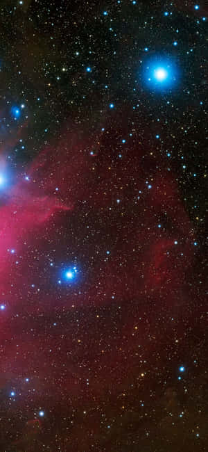 Blue Sparkles In The Universe Iphone Wallpaper