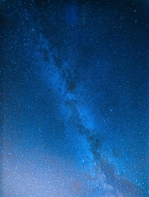 Blue Starry Space 4k Phone Wallpaper