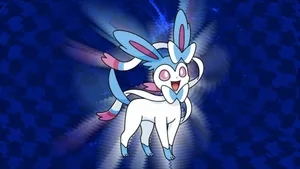 Blue Sylveon Fanart Wallpaper