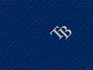 Blue-themed Tampa Bay Rays Pattern Wallpaper
