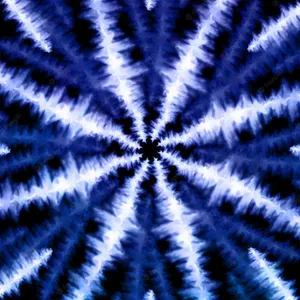 Blue Tie Dye Star Pattern Wallpaper