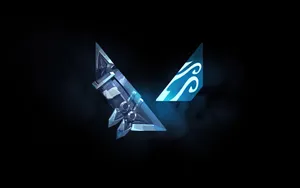 Blue Valorant Logo Wallpaper