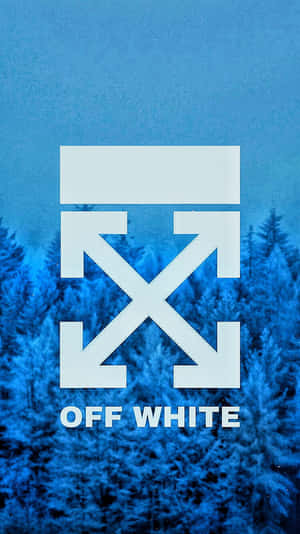 Blue Winter Off White Iphone Wallpaper