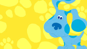 Blues Clues On Yellow Wallpaper