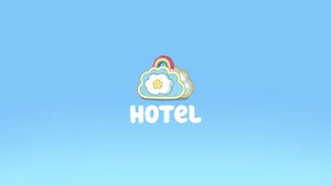 Bluey Hotel Episode Wallpaper