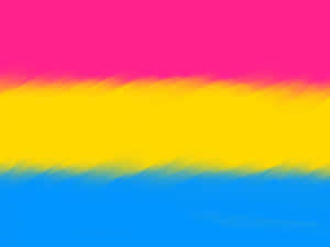 Blurred Horizontal Pride Pan Flag Wallpaper