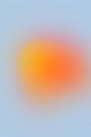 Blurry Orange Aura Color Wallpaper
