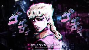 Blurry Screen Giorno Giovanna Wallpaper