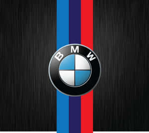 Bmw Logo On A White Background Wallpaper