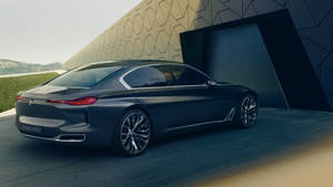 Bmw Luxury Car About To Park Wallpaper