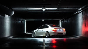 Bmw M Series Car Dark Garage Wallpaper