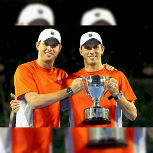 Bob Bryan Posing With Brother Wallpaper