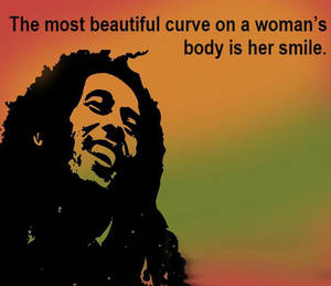 Bob Marley Quotes Gradient Wallpaper