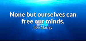 Bob Marley Quotes Ocean Wallpaper