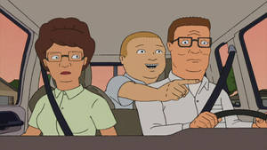 Bobby Hill Parents In The Car Wallpaper